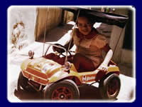 Milka's first race car