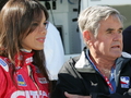 Milka with Al Unser at her historic 2007 Indianapolis 500